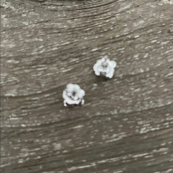 .05 CTW NATURAL DIAMOND Sterling Silver Butterfly Earrings | new - never worn - Picture 5 of 5